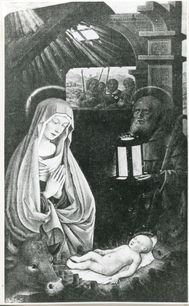 Bourdichon Jean , Natività di Gesù, Storie dell'infanzia di Cristo, Maria Vergine, San Giuseppe, Gesù Bambino