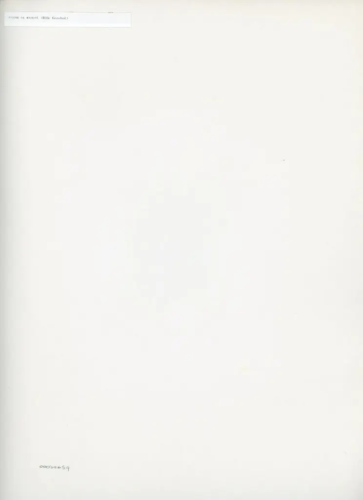 Anonimo , Figure de Majest&eacute;. (Bible Grandval.) , retro