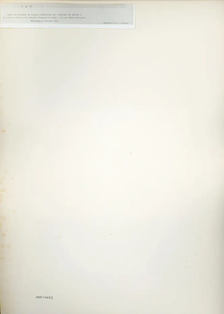 Anonimo , Mort de Madame de Boussu, miniature des in &laquo; Heures de Boussu &raquo; , retro