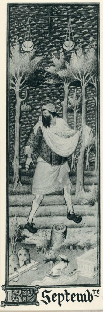 Anonimo , Maestro di Rohan - sec. XV - Parigi, Bibliothèque nationale de France, Ms. Latin 9471 (Grandes Heures de Rohan), f. 13r, particolare , fronte