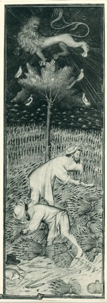 Maestro di Rohan , Mese di Luglio, Allegorie dei mesi