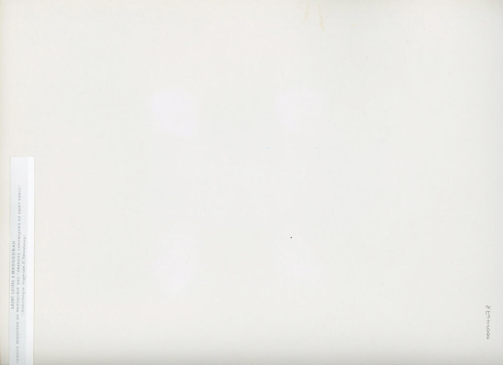 Anonimo , Saint Louis à Mansourah/ Grande miniature du manuscrit des "Grandes Chroniques de saint Denys"/ ( Bibliothèque Impériale, St. Petersbourg. ) , retro