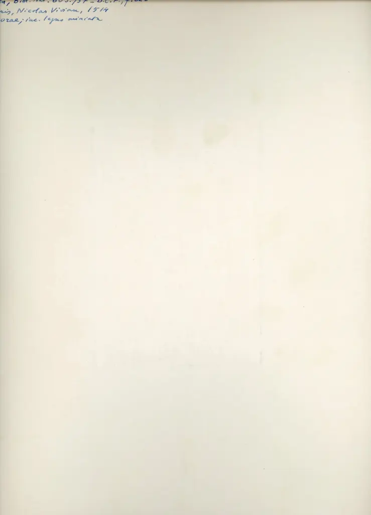 Anonimo , Wien, Bibl. Nat. 603.737 - B.C.P., f. 32r - Paris, Nicolas Vivian, 1514 - Horae , retro