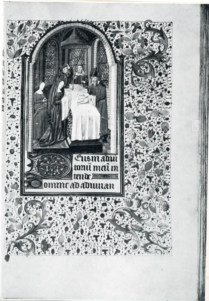 Anonimo francese sec. XV , Storia dell'infanzia di Maria Vergine, Presentazione di Maria Vergine al Tempio