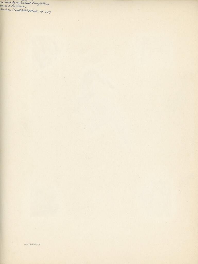 Anonimo , Philippe de Mazerolles - De la mort du roy richard d'angleterre - Cronica di Froissart. - Breslau, Stadtbibliothek, IV.319 , retro