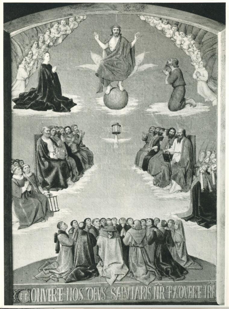 Anonimo , La Toussaint - All Saints Day. - Jean Foucquet. Musée Condé, Chantilly. , fronte
