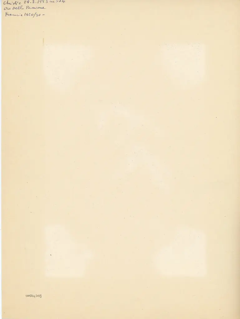 Anonimo , Anonimo francese sec. XV - Deposizione di Cristo nel sepolcro; Episodi della Passione di Cristo , retro