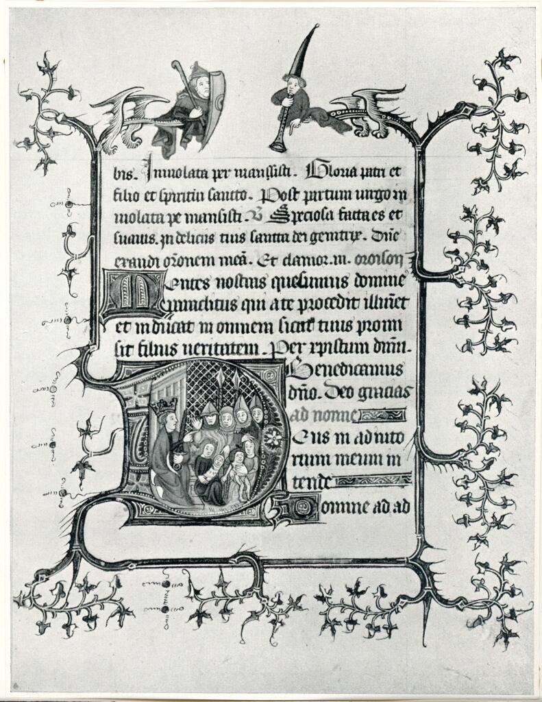 Anonimo , Anonimo francese - sec. XV, 1440 ca. - Libro d'Ore , fronte