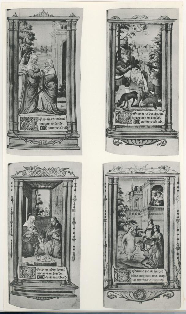 Anonimo , Heures de la Vierge, à l'usage de Rouen, c. 1525 , fronte