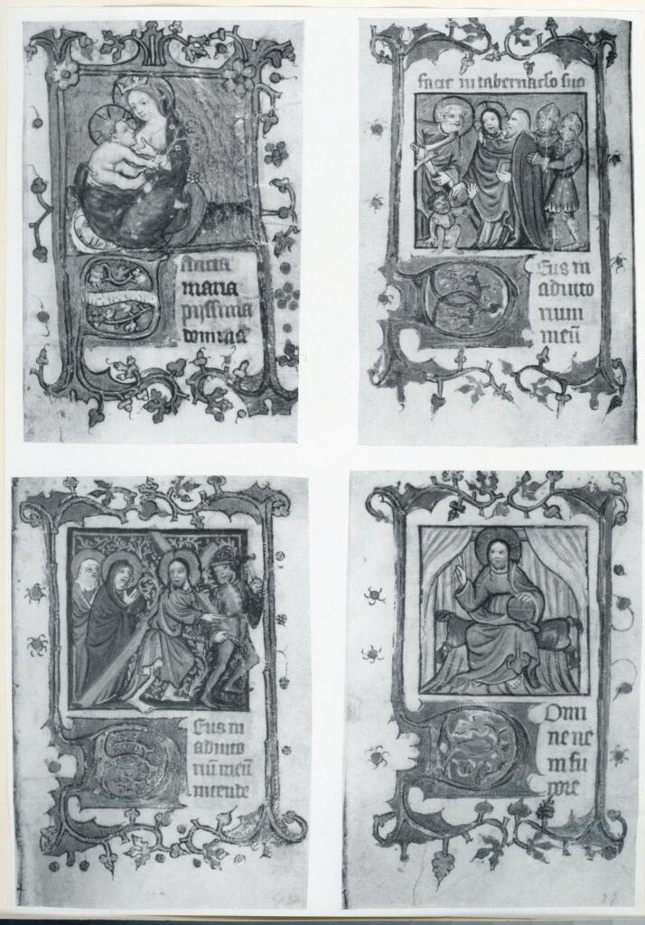 Anonimo , Anonimo francese - sec. XIV, seconda metà - Libro d'Ore della Vergine con Calendario