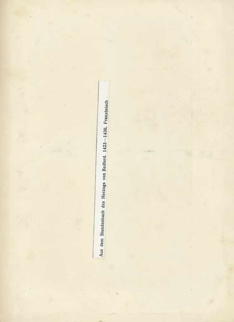 Anonimo , Maestro di Bedford - 1423-1430 - Londra, British Library, Ms. Addiotional 18850, f. 17v , retro