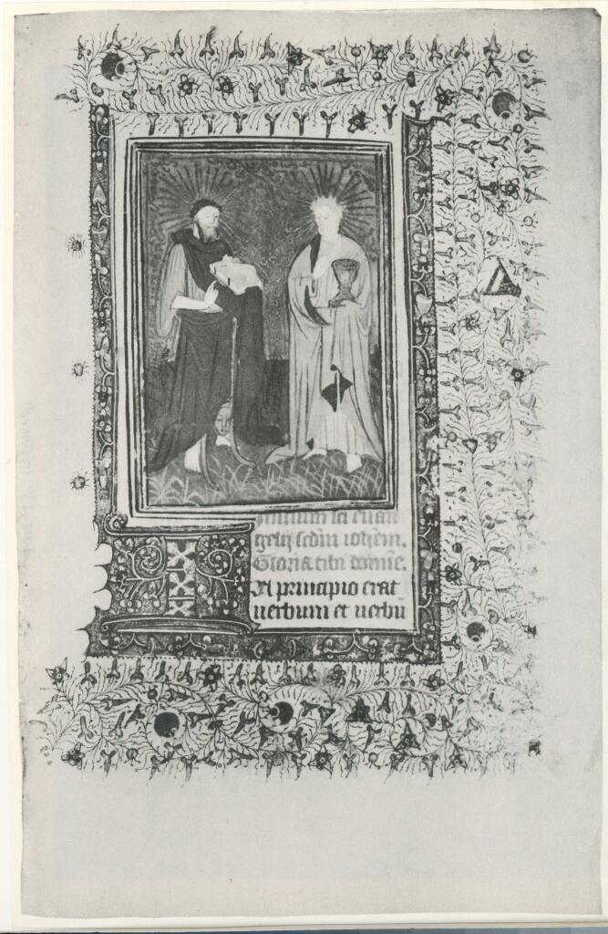 Anonimo , Anonimo - 1465-1475 ca. - Libro d'Ore della Vergine con Calendario, una pagina miniata , fronte