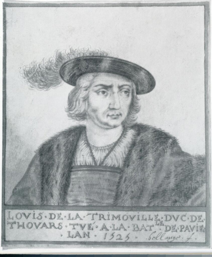 Anonimo , Bellange Jacques - post 1525 - Ritratto di Louis II de La Trémoille, duca di Thouars , fronte
