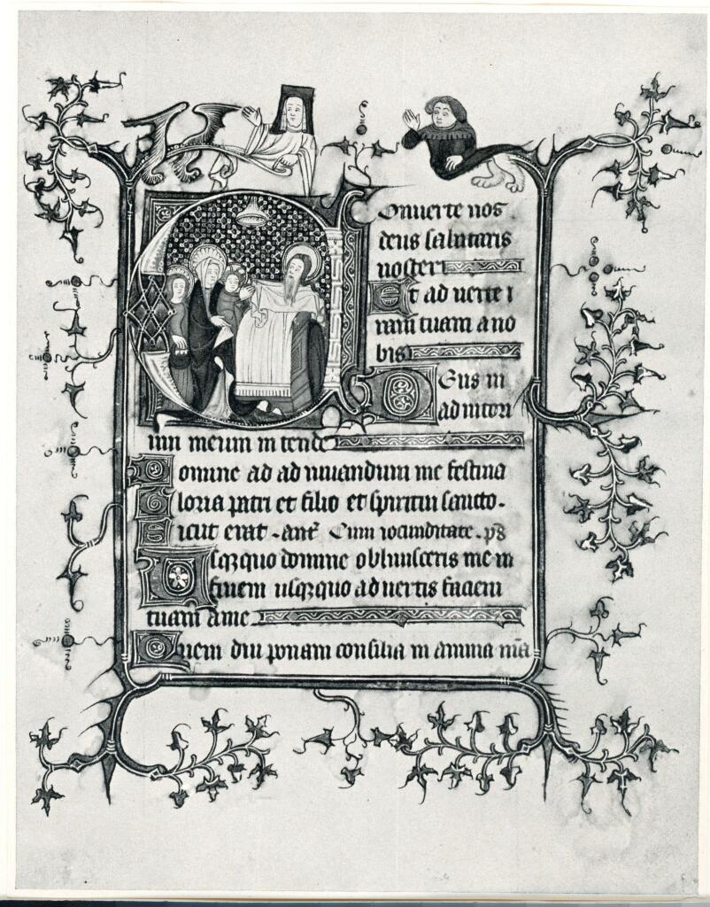 Anonimo , Anonimo francese - sec. XV, ca. 1440 - Pagina miniata di un manoscritto