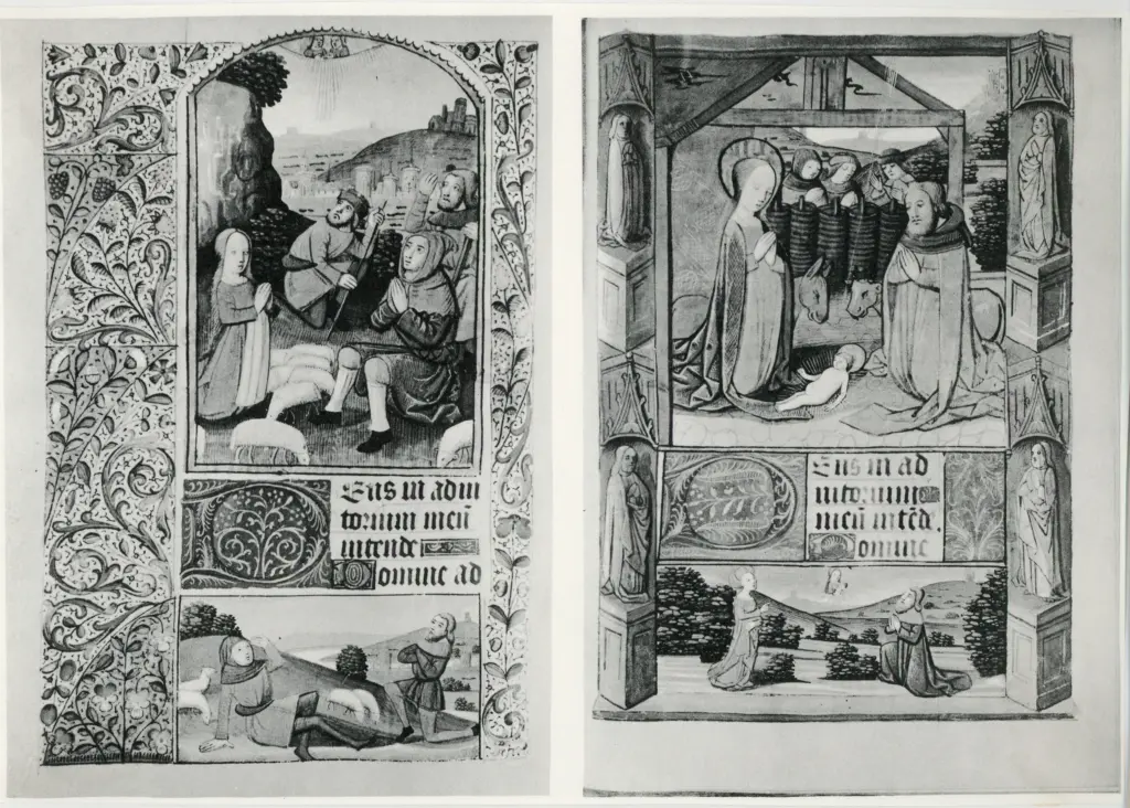 Anonimo , Anonimo francese - sec. XV, ultimo quarto - Libro d'Ore all'uso di Rouen , fronte