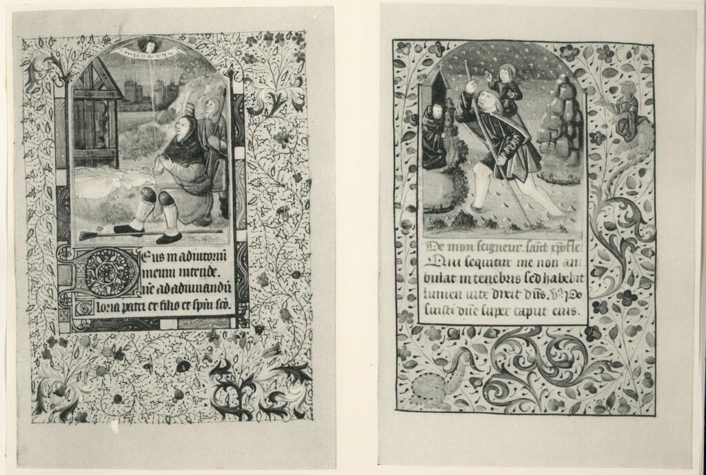 Anonimo , Anonimo francese - sec. XV, ultimo quarto - Libro d'Ore della Vergine all'uso di Roma con Calendario