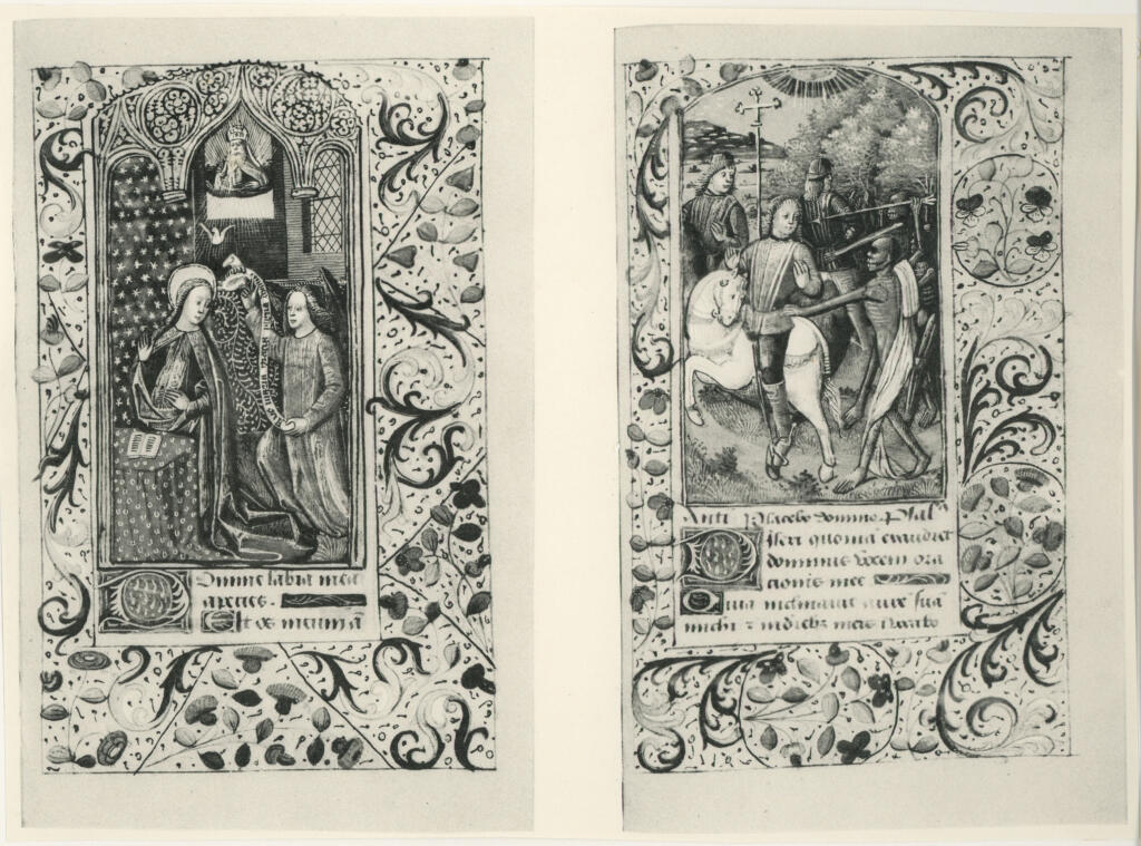 Anonimo , Anonimo francese - sec. XV - Libro d'Ore della Vergine all'uso di Parigi con Calendario , fronte