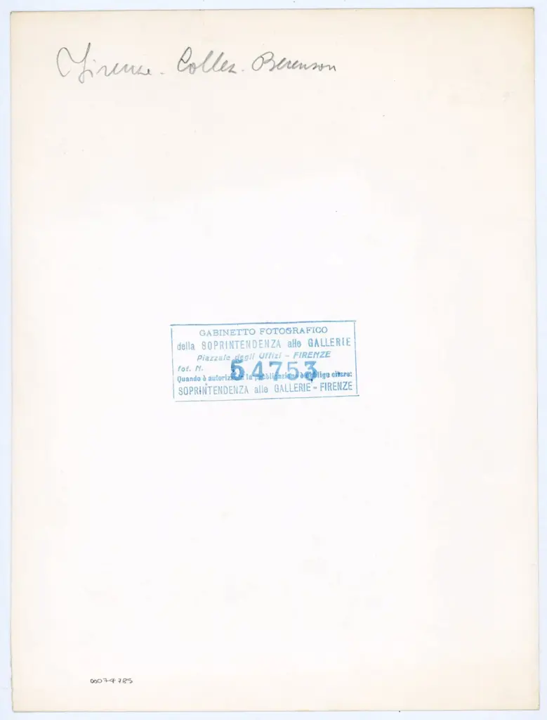 Gabinetto Fotografico della Soprintendenza Speciale per il Patrimonio Storico, Artistico ed Etnoantropologico e per il Polo Museale della citt&agrave; di Firenze , Arte armena - sec. XVI - Fiesole (FI), Villa I Tatti, The Harvard University Center for Italian Renaissance Studies, Collezione Berenson, Codice armeno, una pagina miniata , retro