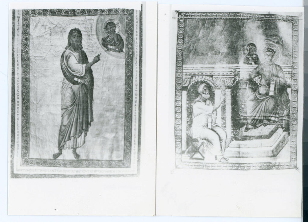Anonimo , Anonimo - secc. X/ XI - Firenze, Biblioteca Medicea Laurenziana, ms. Plut.V.9, f. 128v (a sinistra) e Copenaghen, Kongelige Bibliotek, ms. Haun GKS 6, f. 83v (a destra) , fronte