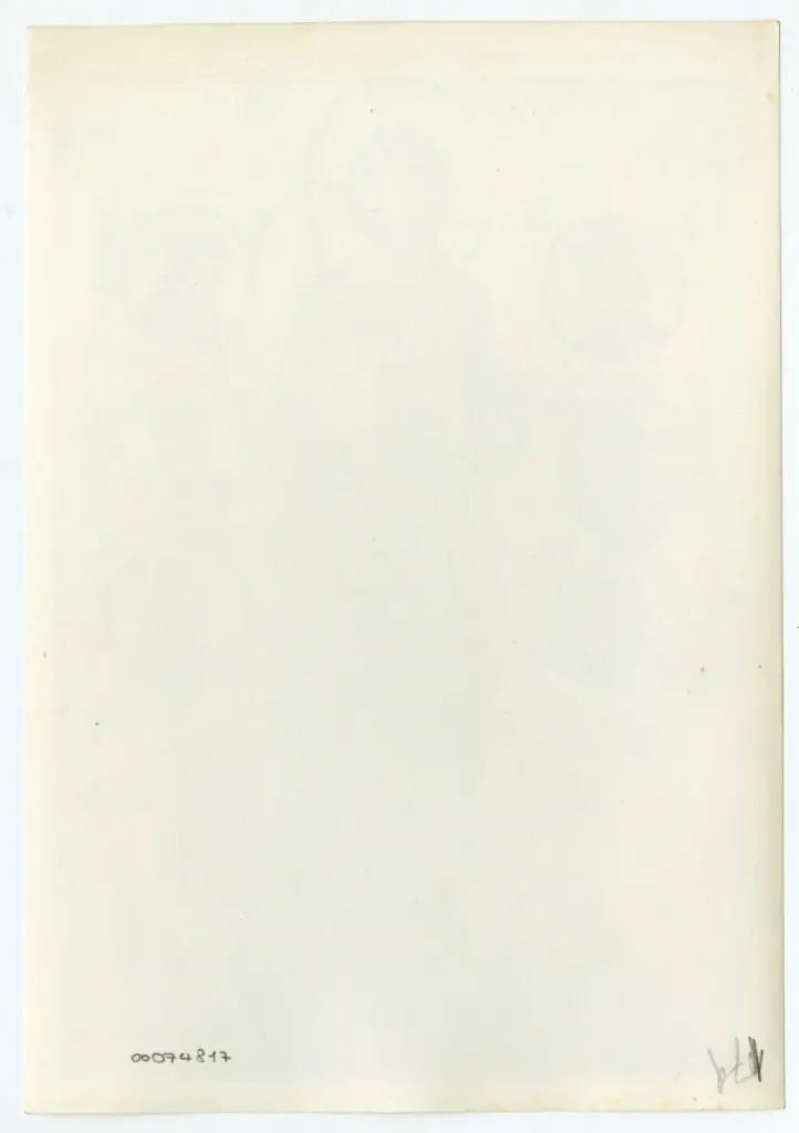 Anonimo , Anonimo - sec. X - Monte Athos, Monastero della Grande Lavra, Ms. 92, f. 1v , retro