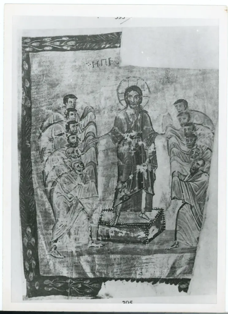 Anonimo , Berufung der Apostel - Leningrad, &Ouml;ffentl. Bibl. Cod. Gr. 21 (Fol 11r) , fronte