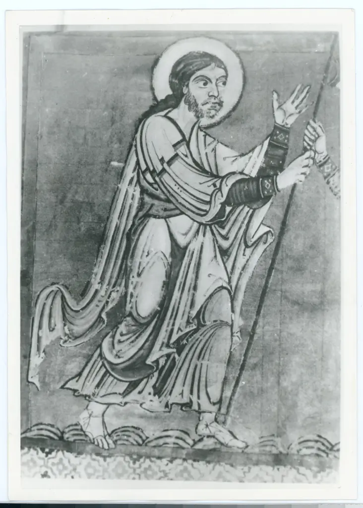 Anonimo , Jehova - Nr. 4, Admonter Riesembibel [sic], - Kod. A. f. 86, Ausschnitt , fronte