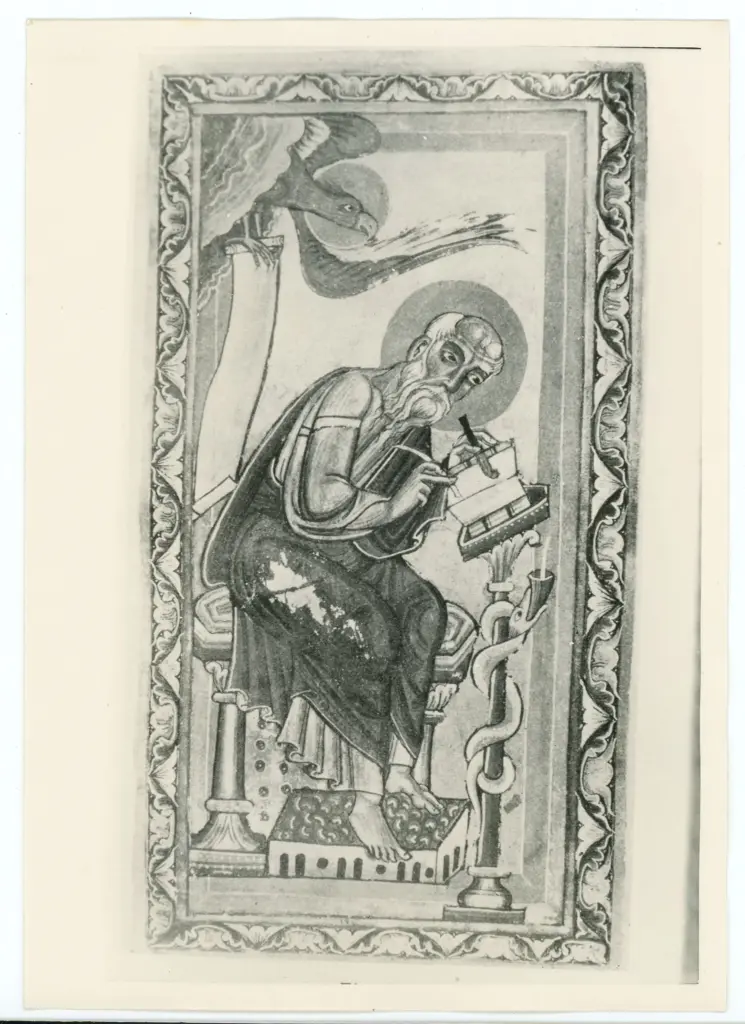 Anonimo , Evangelist Johannes - Vorau, Hs. 237 (346) f. 175' , fronte