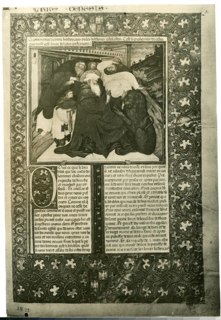 Anonimo , Belbello da Pavia - sec. XV - Città del Vaticano, Biblioteca Apostolica Vaticana, Ms. Barb. lat. 613, f. 1r , fronte