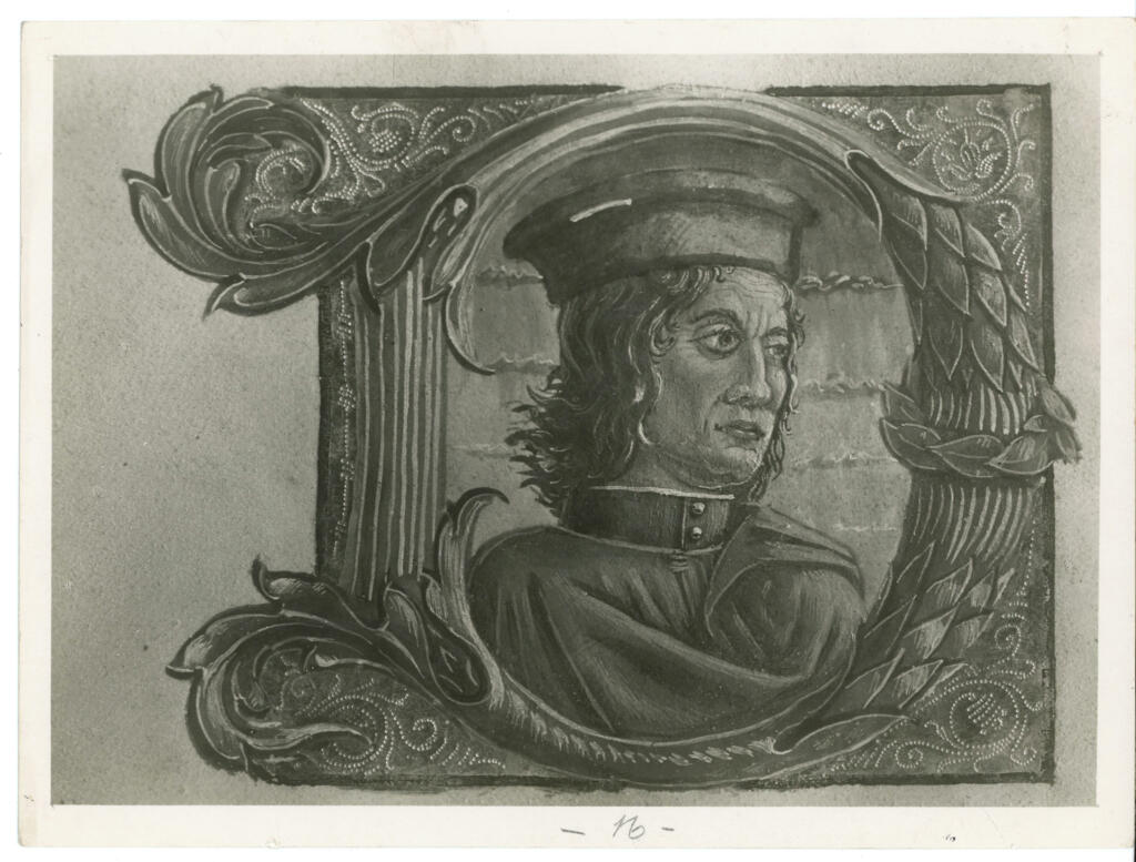Foto Schreiber , Brescia Pinacoteca Tosio e Martinengo - Corale 32 (già al Duomo V.) - fo. 89v. - (Giovanni Pietro da Birago). , fronte