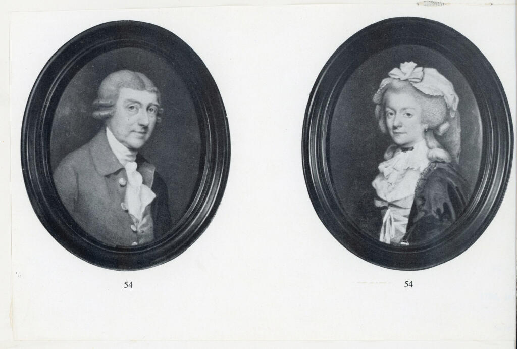 Portraits of Thomas Lord Dartrey and Philadelphia, Lady Dartrey , fronte
