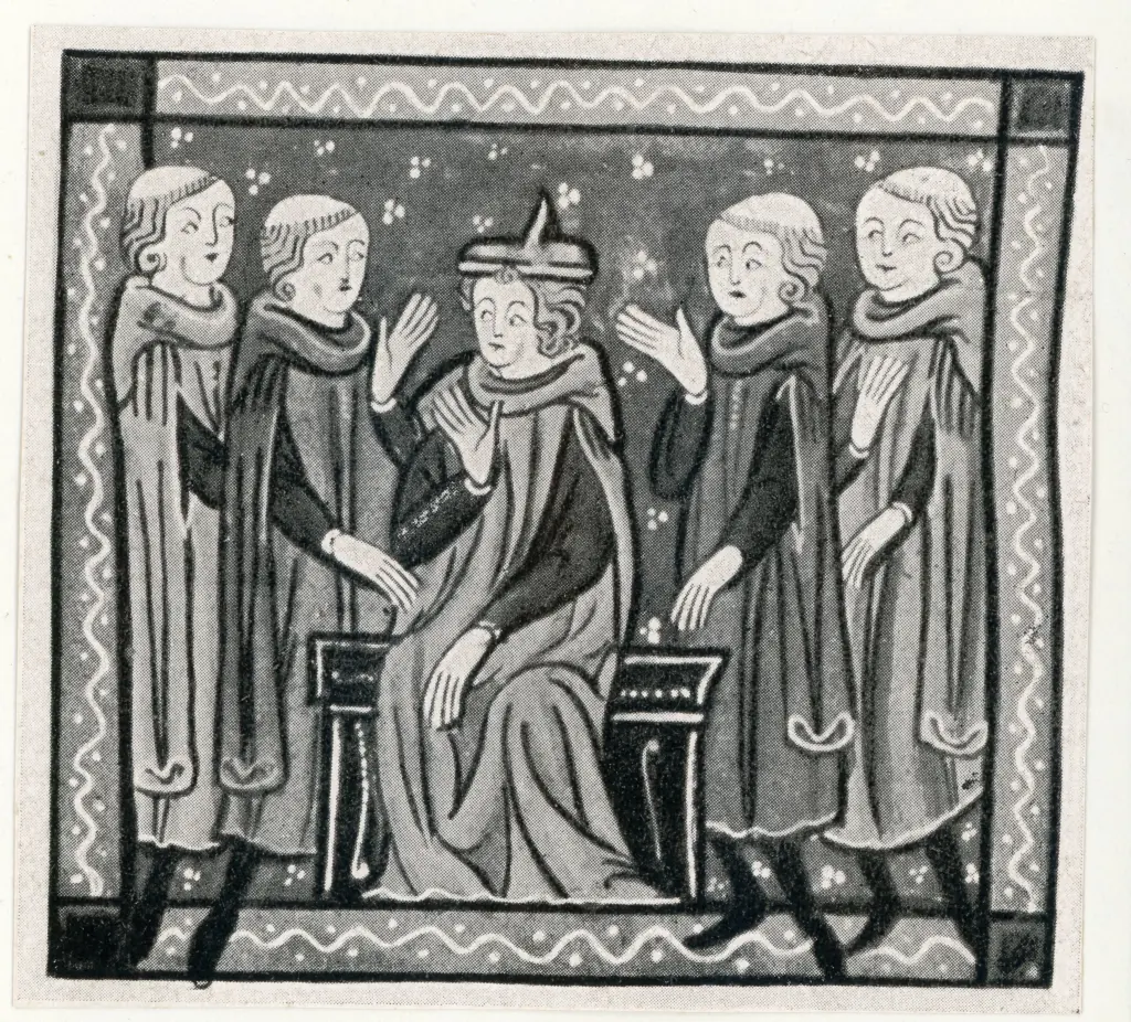 Anonimo , Rennes Ms. 593 - f. 46 , fronte