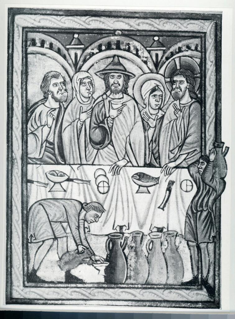 Anonimo , Oxford, Bodleian Library - Ms. Gough liturg. 2 - fol. 20 - c. 1170-1183 , fronte