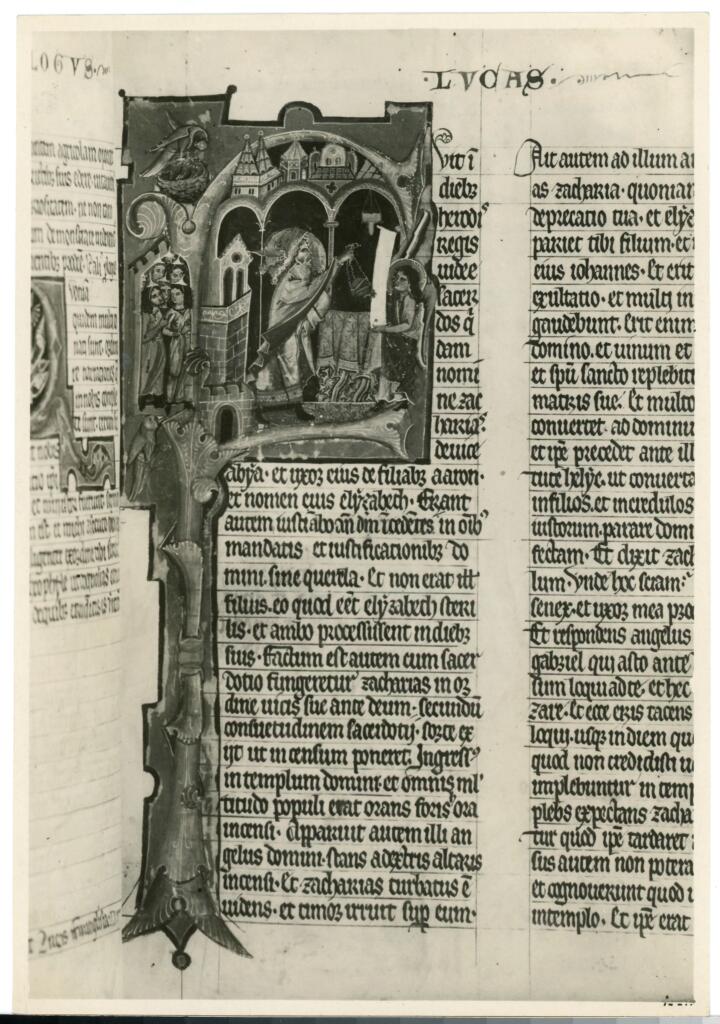 Grafický závod Jan Stenc , Bibbia del Museo Nazionale di Praga (kod. XIII B 13), fine del sec. XIII. , fronte