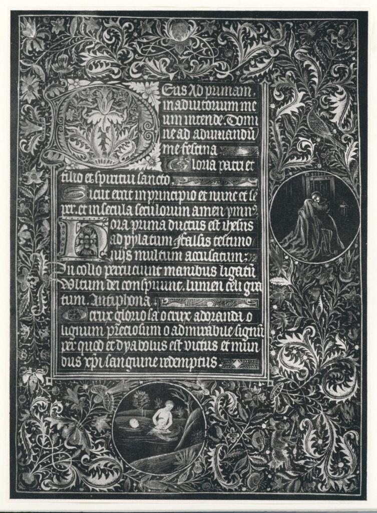 Anonimo , Das sog. Schwarze Gebetbuch". Österreichische Nationalbibliothek, Handschriftensammlung - Cod. 1856, fol. 16 , fronte