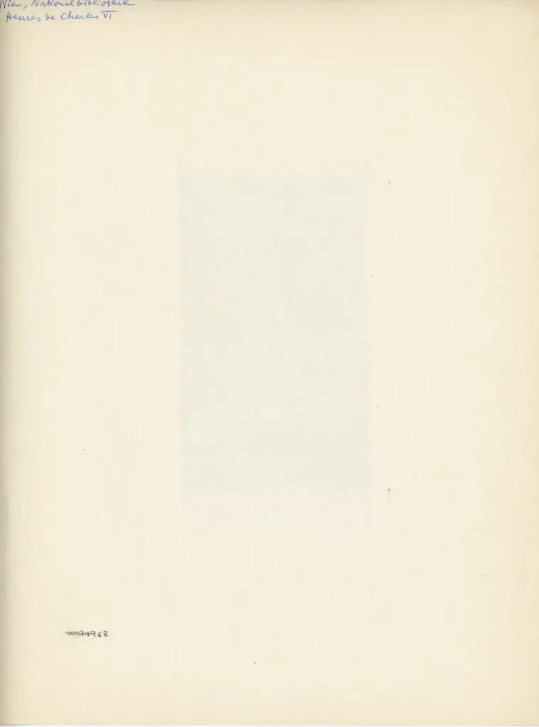 Anonimo , Wien, Nationalbibliothek - Heures de Charles VI , retro