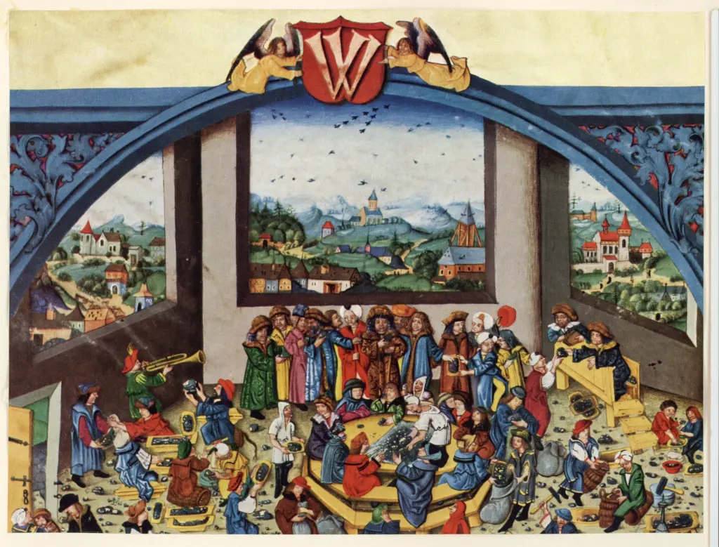 Anonimo , Kuttenberger Kanzionale - Part. Wien, Hofbibliothek , fronte