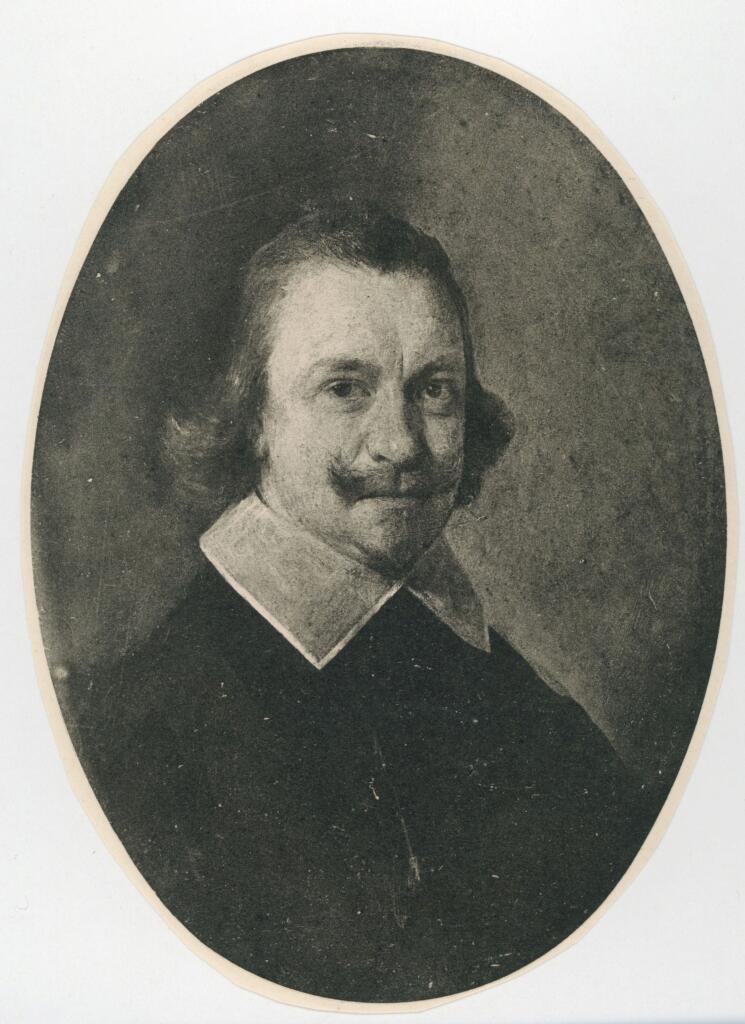 Gerard ter Borch - sec. XVII - Ritratto di uomo a mezzo busto , fronte