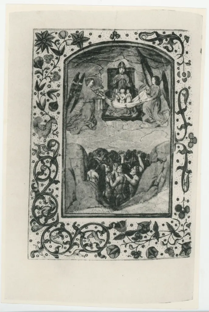 Anonimo , Anonimo - sec. XV, tardo - Ore della Vergine in olandese con Calendario, f. 213v, intero , fronte