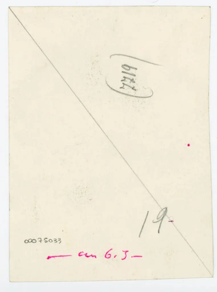 Anonimo , Disegno di Mehmet Siyah Kalem detto Penna Nera nell'Album del Conquistatore, Istambul, Biblioteca del Palazzo di Topkapi. , retro