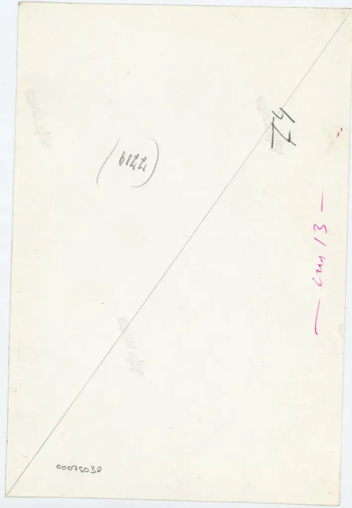 Anonimo , Disegno di Mehmet Siyah Kalem detto Penna Nera nell'Album del Conquistatore, Istambul, Biblioteca del Palazzo di Topkapi. , retro