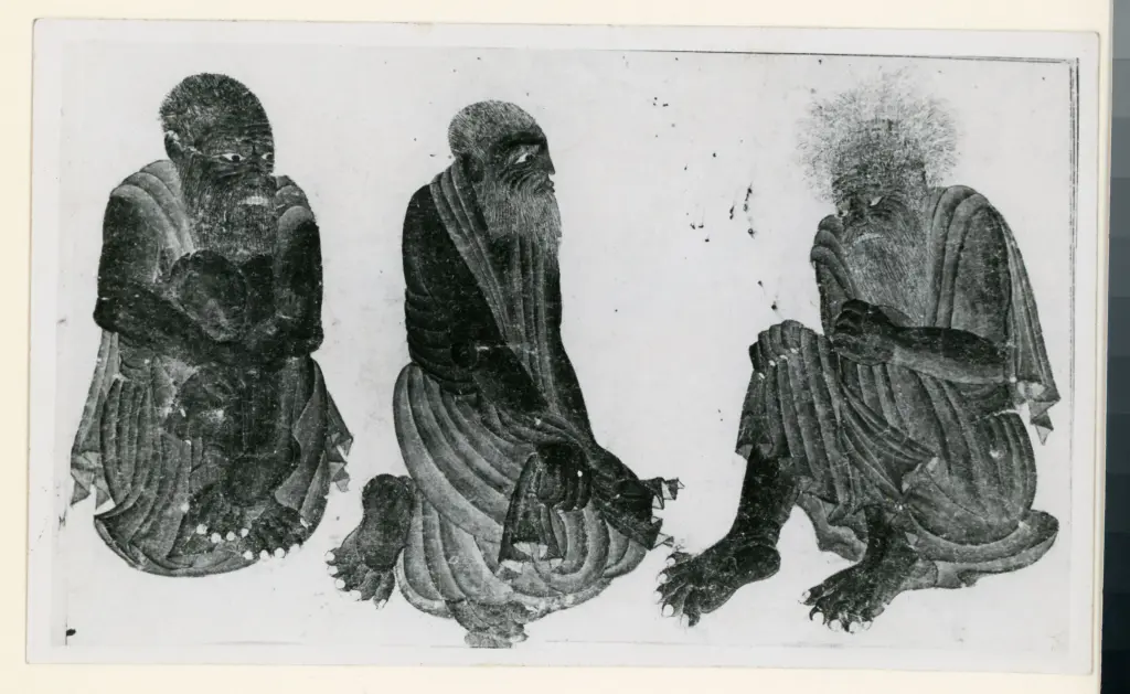 Anonimo , Disegno di Mehmet Siyah Kalem detto Penna Nera nell'Album del Conquistatore, Istambul, Biblioteca del Palazzo di Topkapi. , fronte