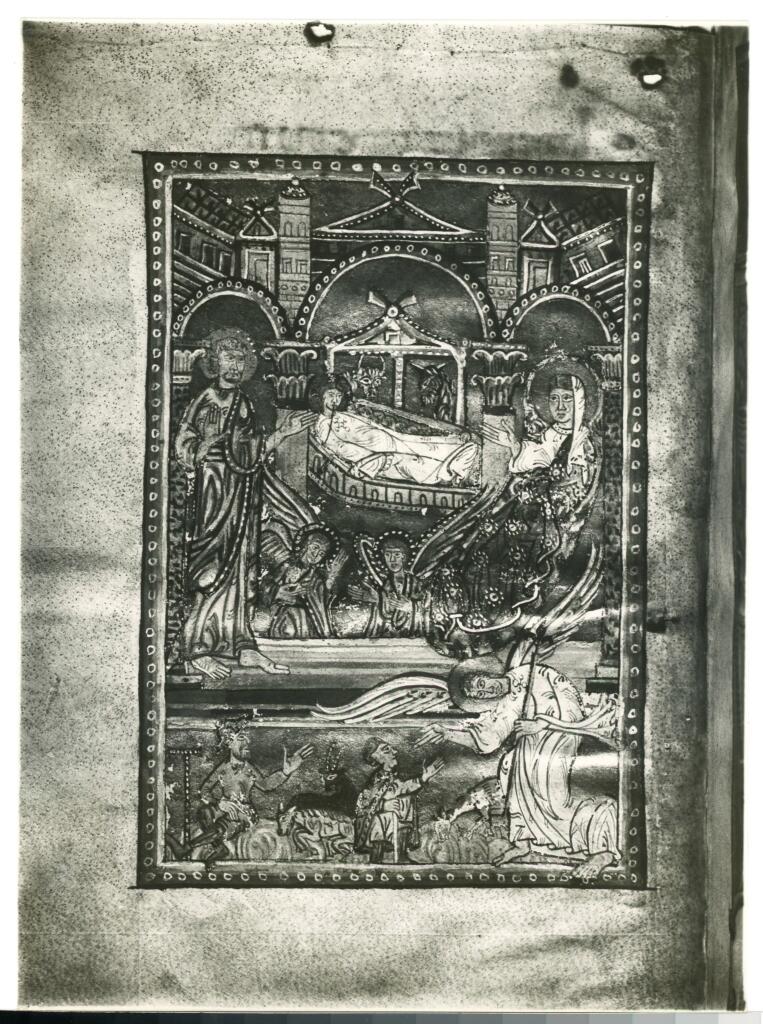 Padova - Duomo - sagrestia dei Canonici - Codice di Isidoro - Natività di N° Signore , fronte