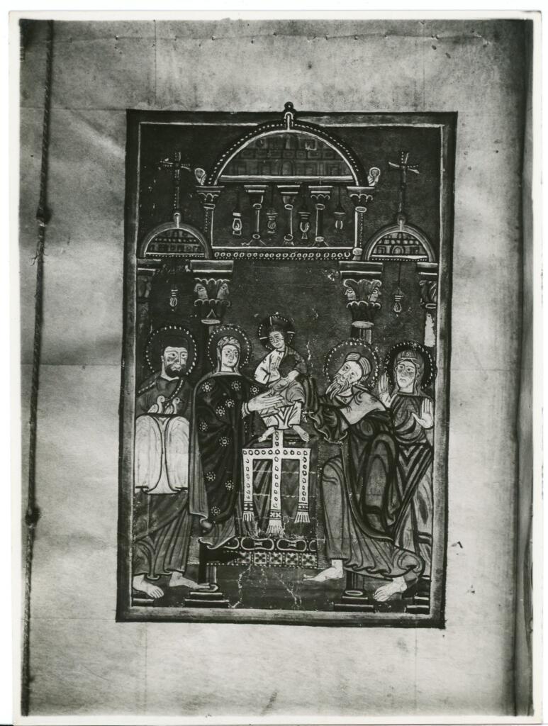 Padova - Duomo - Sagrestia dei Canonici - Codice di Isidoro - Presentazione al Tempio - , fronte