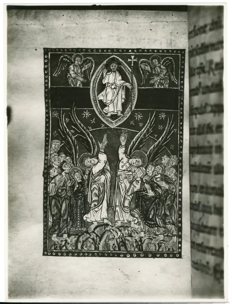 Padova - Duomo - Sagrestia dei Canonici - Codice di Isidoro - Ascensione di Nostro Signore - , fronte