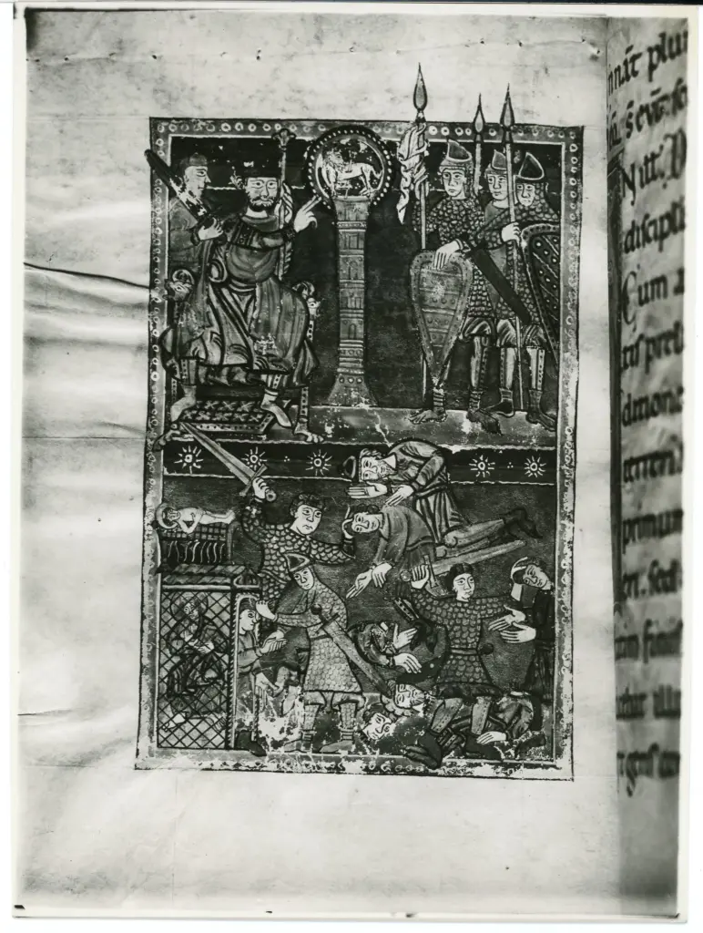 Padova - Duomo - Sagrestia dei Canonici - Codice di Isidoro - Strage degli Innocenti - , fronte