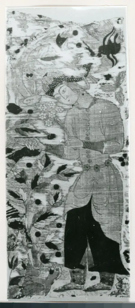 Anonimo , Velours - Art persan. - XVIe-XVIIe siècle - (Collection de M. Tschukin. - Moscou) , fronte