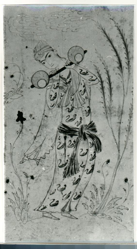 Anonimo , Miniature - Art persan. - XVIe-XVIIe siècle - (Collection de M. de Golubev. - Paris) , fronte