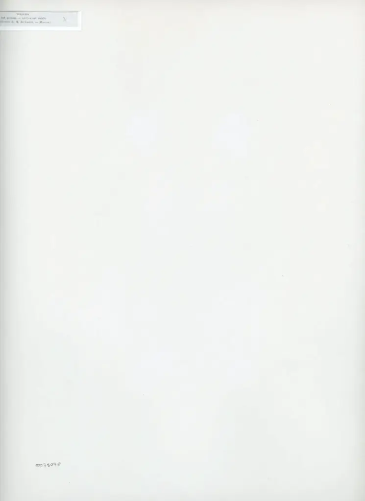 Anonimo , Velours - Art persan. - XVIe-XVIIe siècle - (Collection de M. Tschukin. - Moscou) , retro