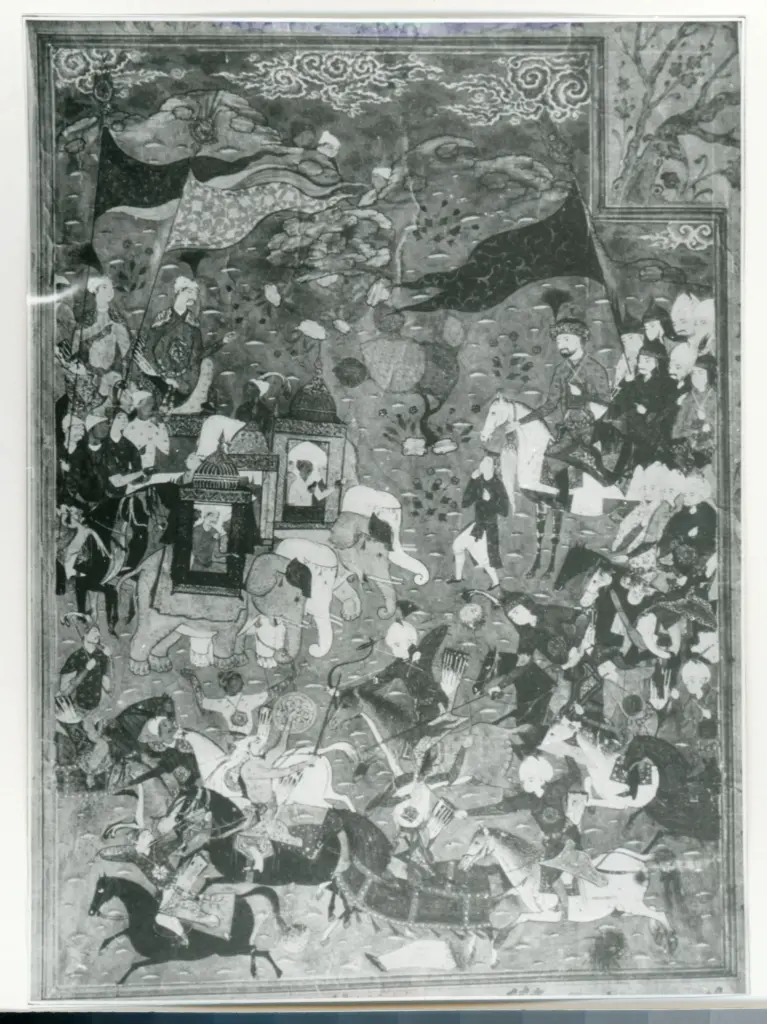 Anonimo , Scena di battaglia