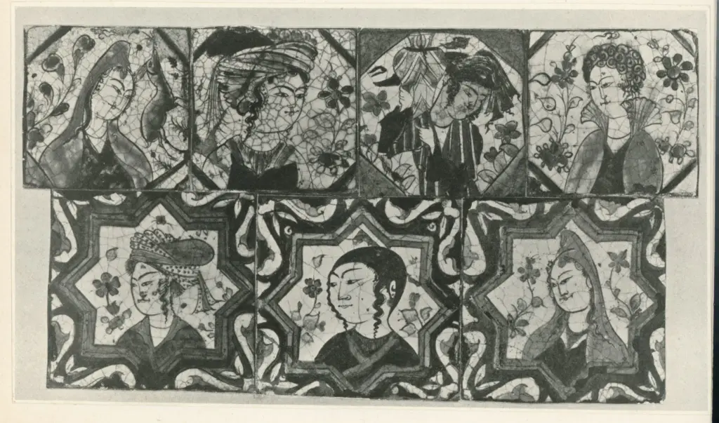 Anonimo , Polychrome wall-tiles. Early seventeenth-century (Victoria and Albert Museum) , fronte